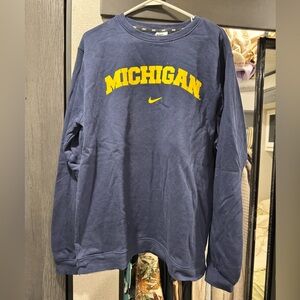 Men Nike Michigan Wolverines Crewneck